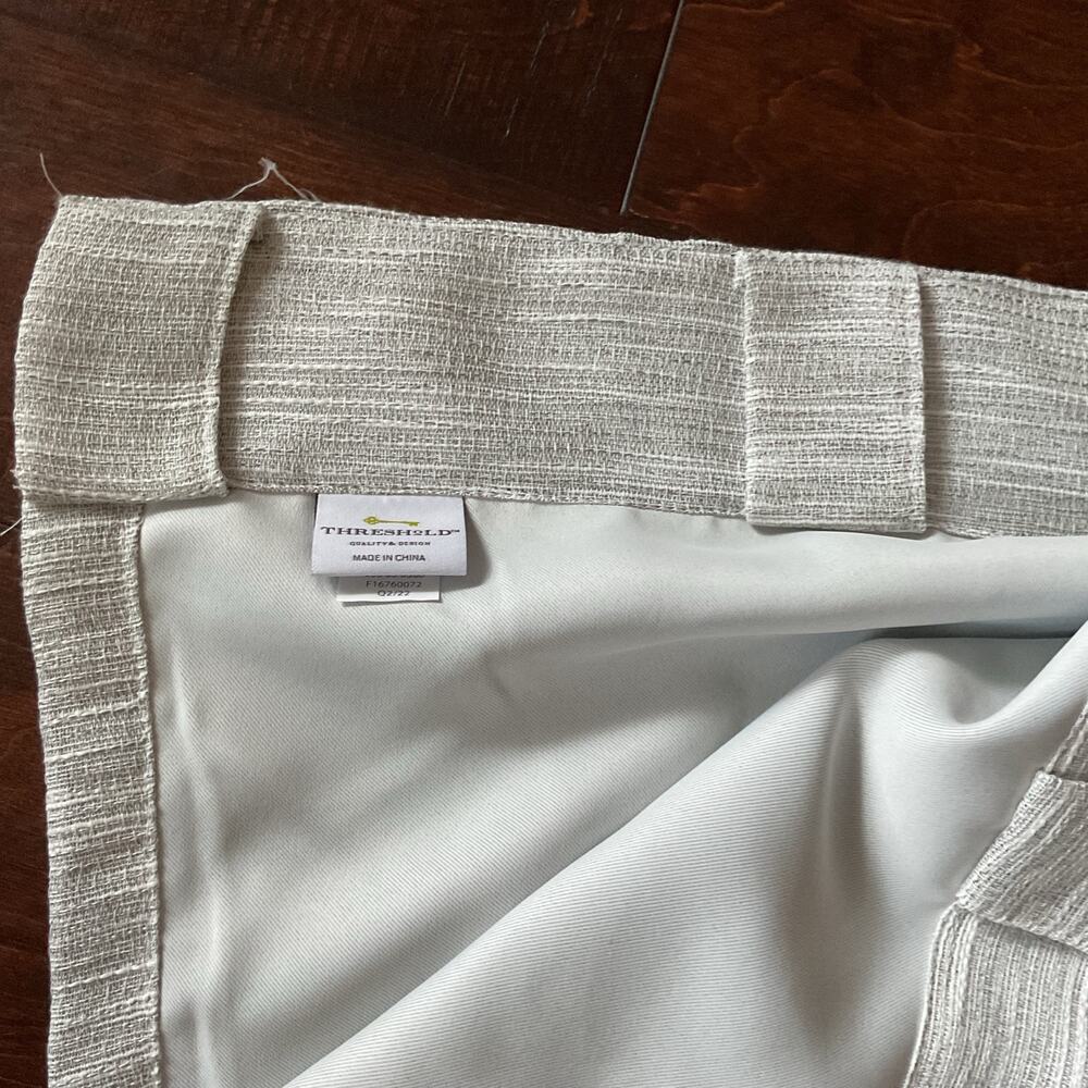 Aruba Blackout Window Curtain Panel - Threshold